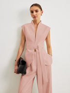 Mariel | Waist-Belted Peplum Top