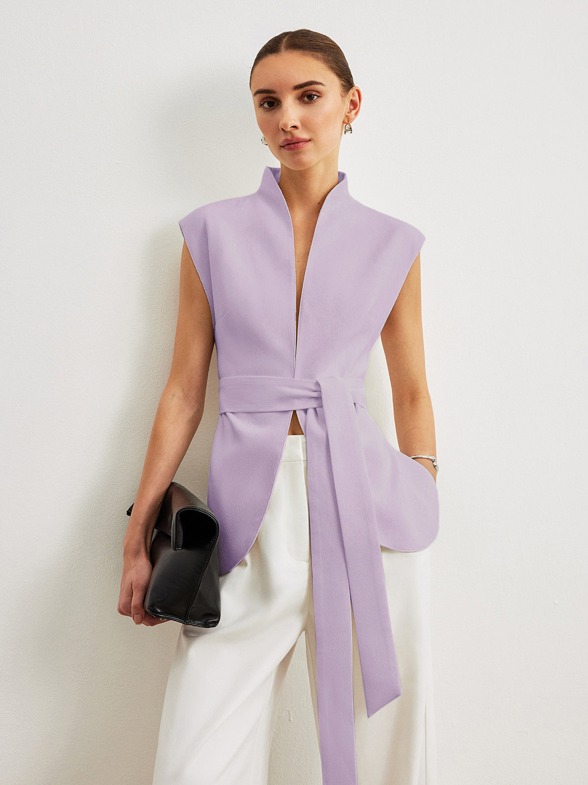 Mariel | Waist-Belted Peplum Top