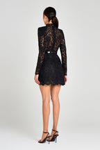 Ella | Sheer Lace Dress
