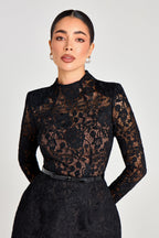 Ella | Sheer Lace Dress