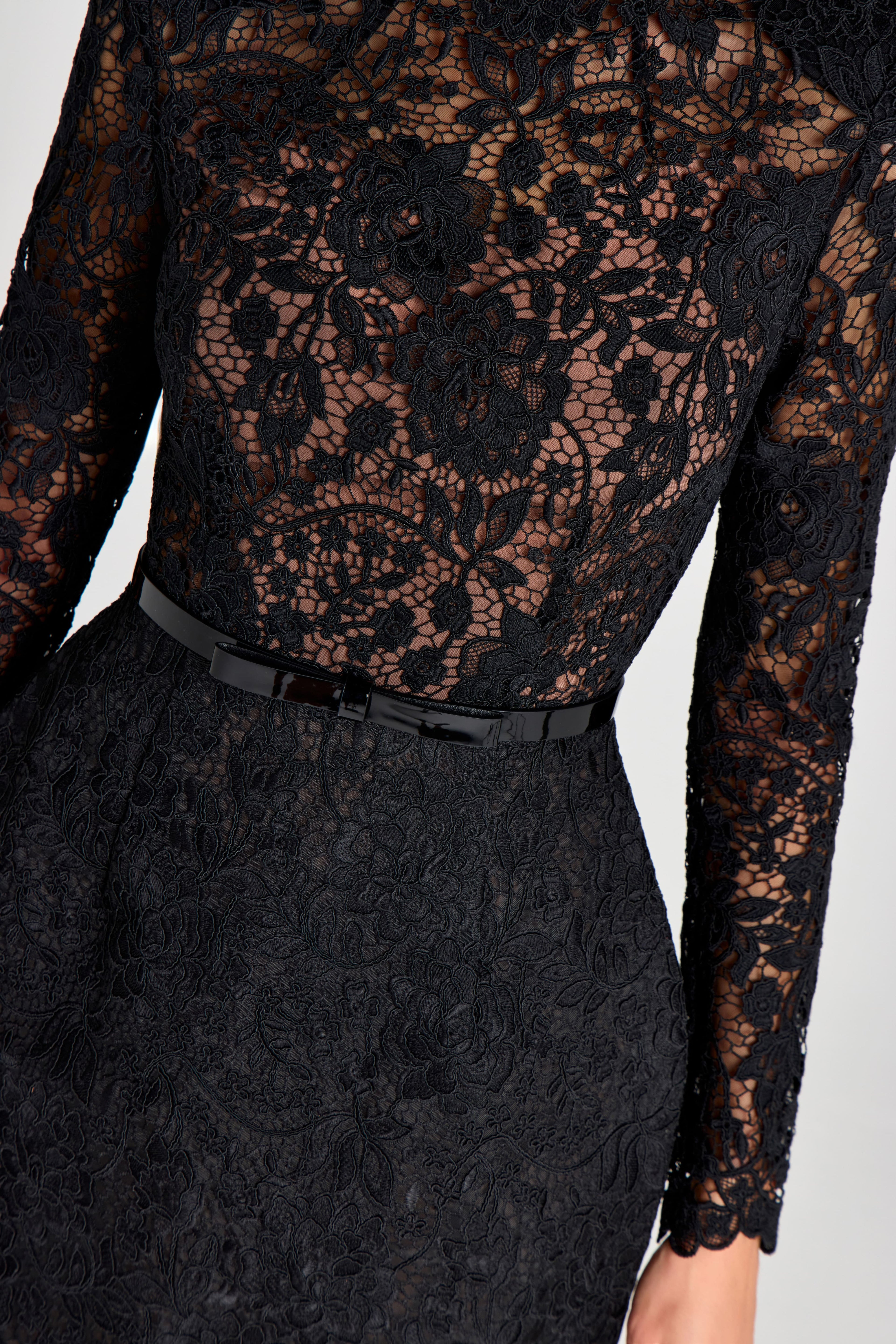 Ella | Sheer Lace Dress